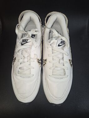 Nike Waffle Debut "Leopard" Women's Running Shoes Size 8.